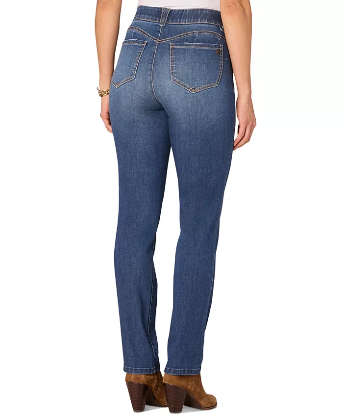Petite "Ab"solution Straight-Leg Jeans - thumbnail 6