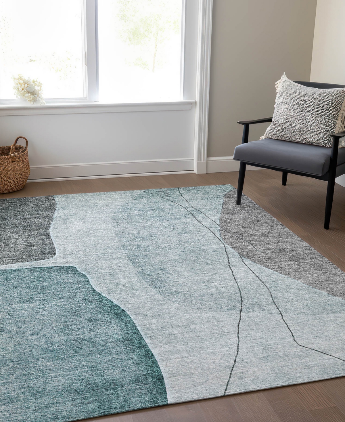 Addison Chantille Acn696 8'x10' Area Rug In Teal