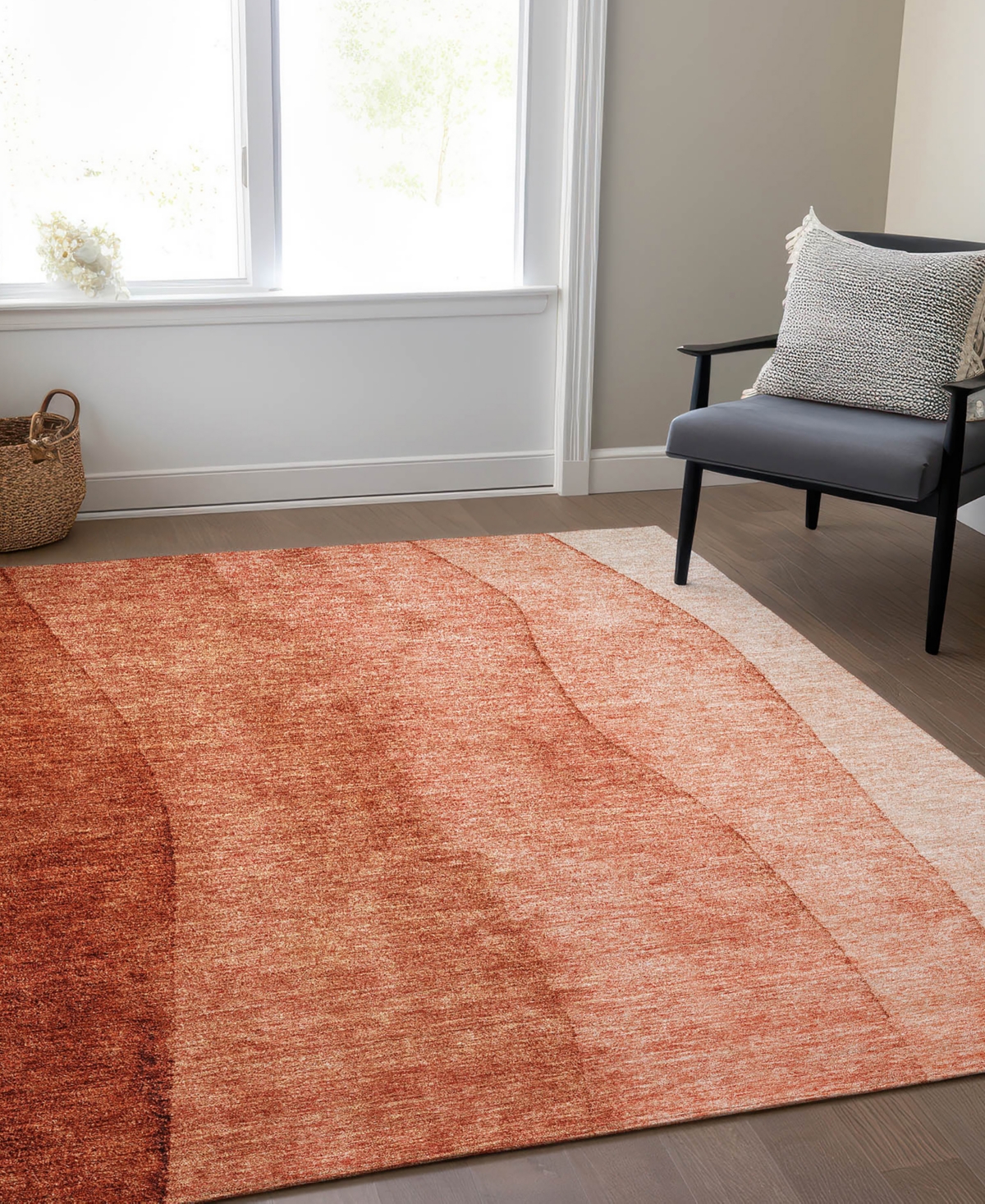 Addison Chantille Acn690 9'x12' Area Rug In Paprika
