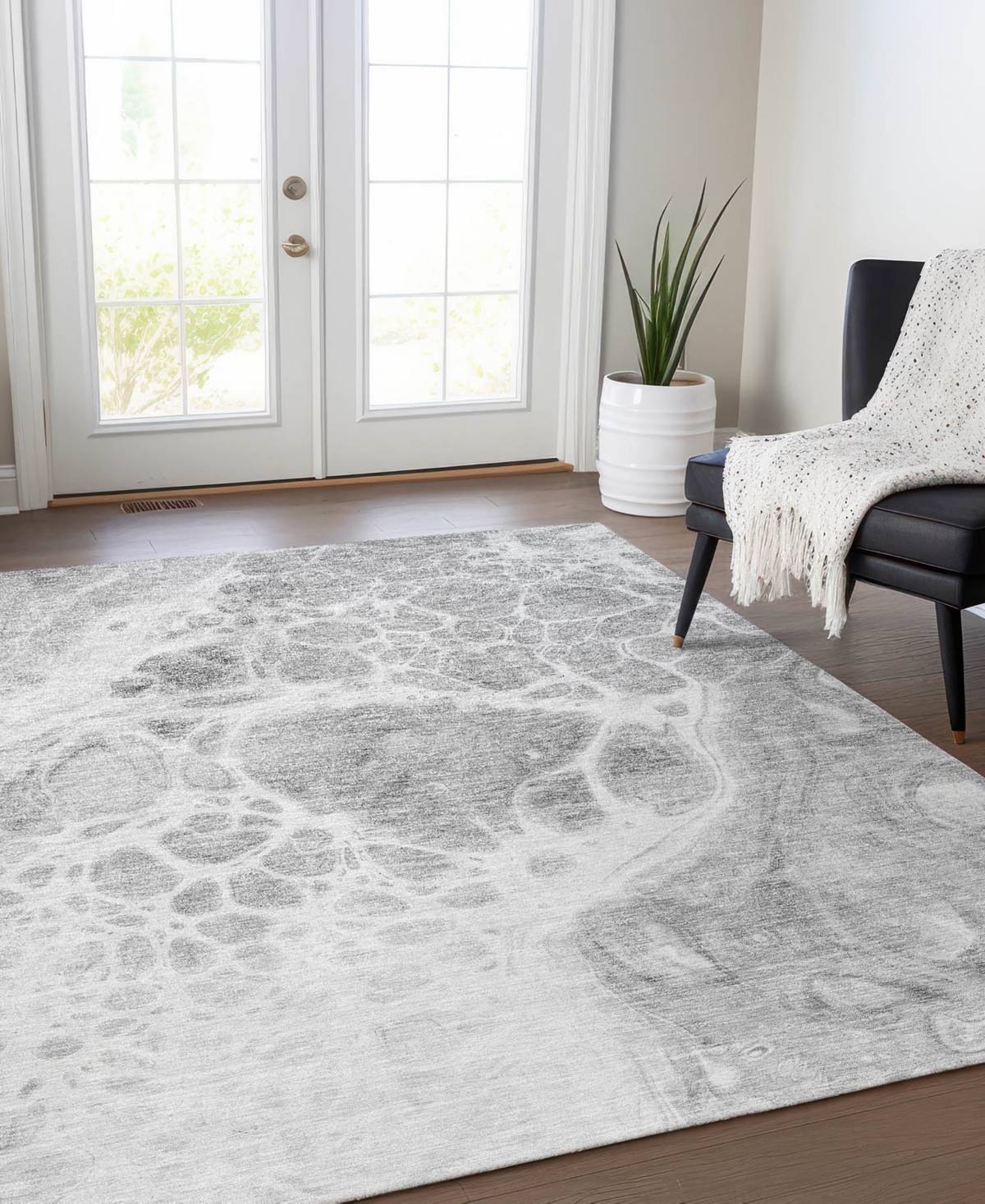 Addison Chantille Acn682 8'x10' Area Rug In Gray