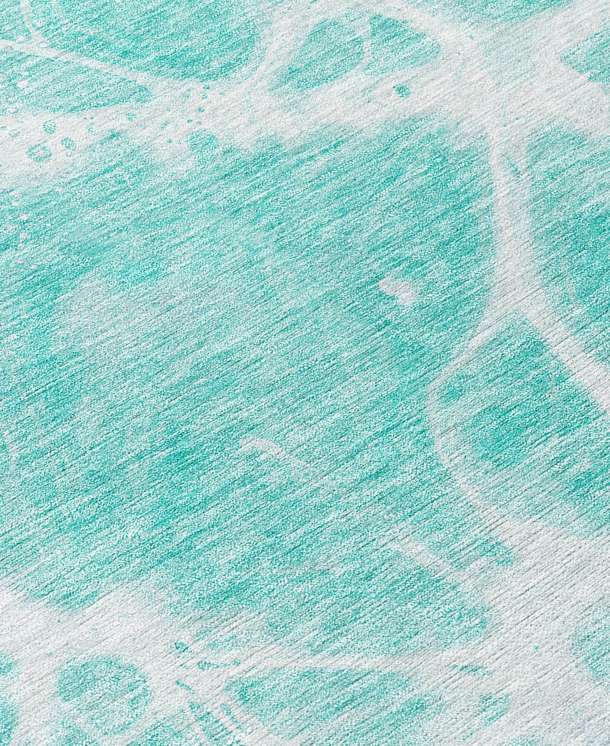 Addison Chantille Acn682 2'3"x7'6" Runner Area Rug In Aqua