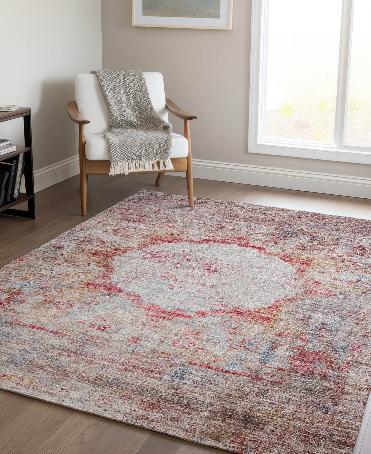 Addison Chantille Acn656 3'x5' Area Rug In Red