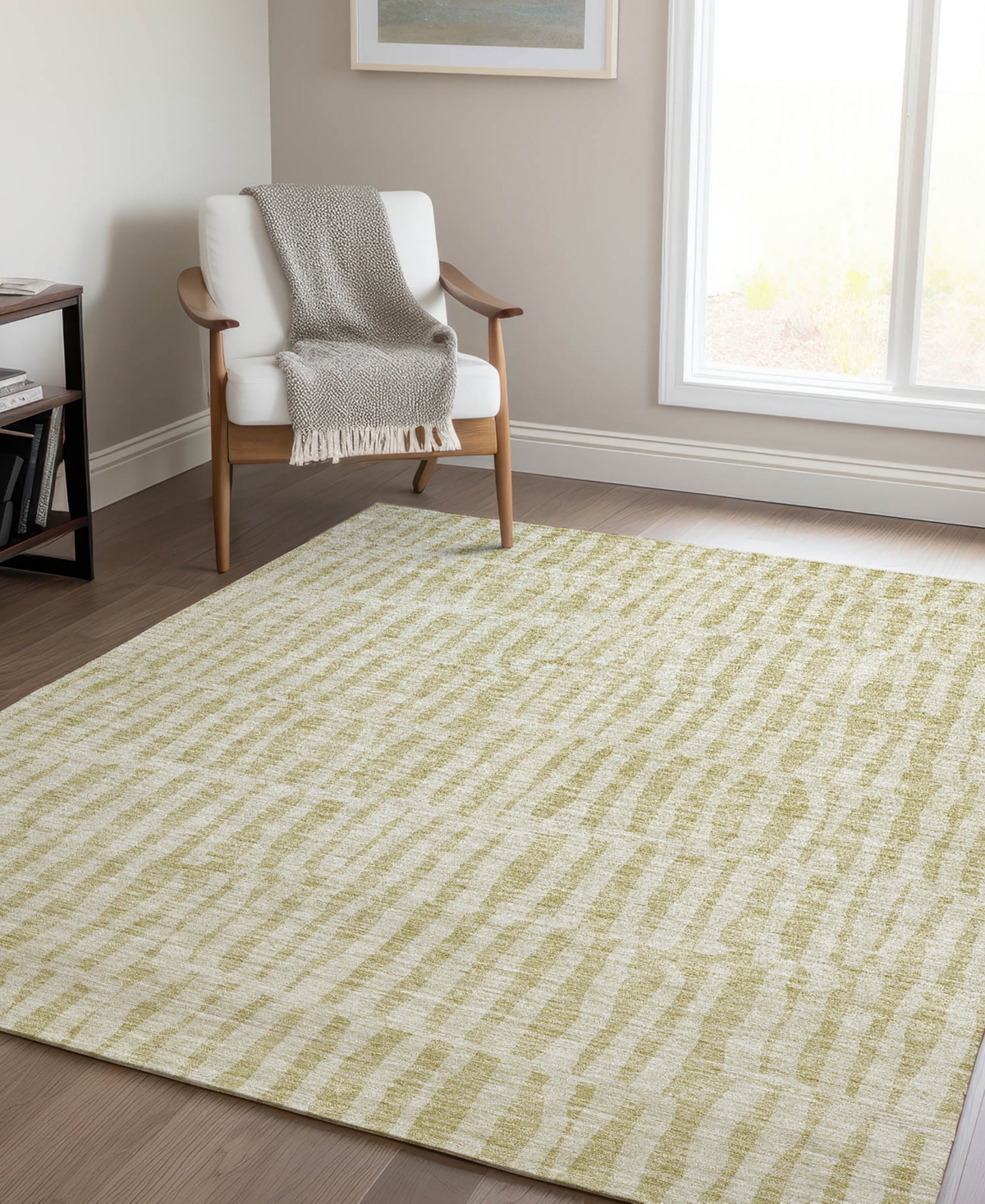 Addison Chantille Acn674 5'x7'6" Area Rug In Beige