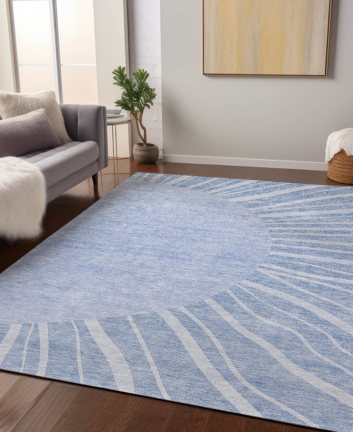 Shop Addison Chantille Acn668 3'x5' Area Rug In Denim