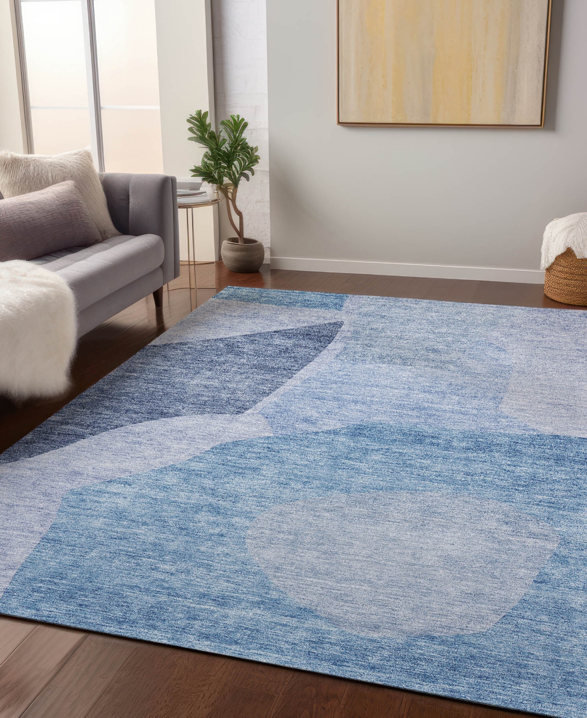 Shop Addison Chantille Acn665 3'x5' Area Rug In Denim