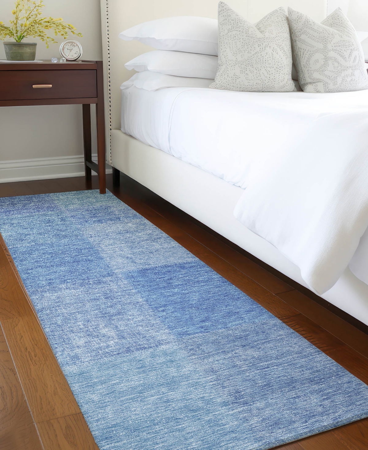 Addison Chantille Acn664 2'3"x7'6" Runner Area Rug In Denim