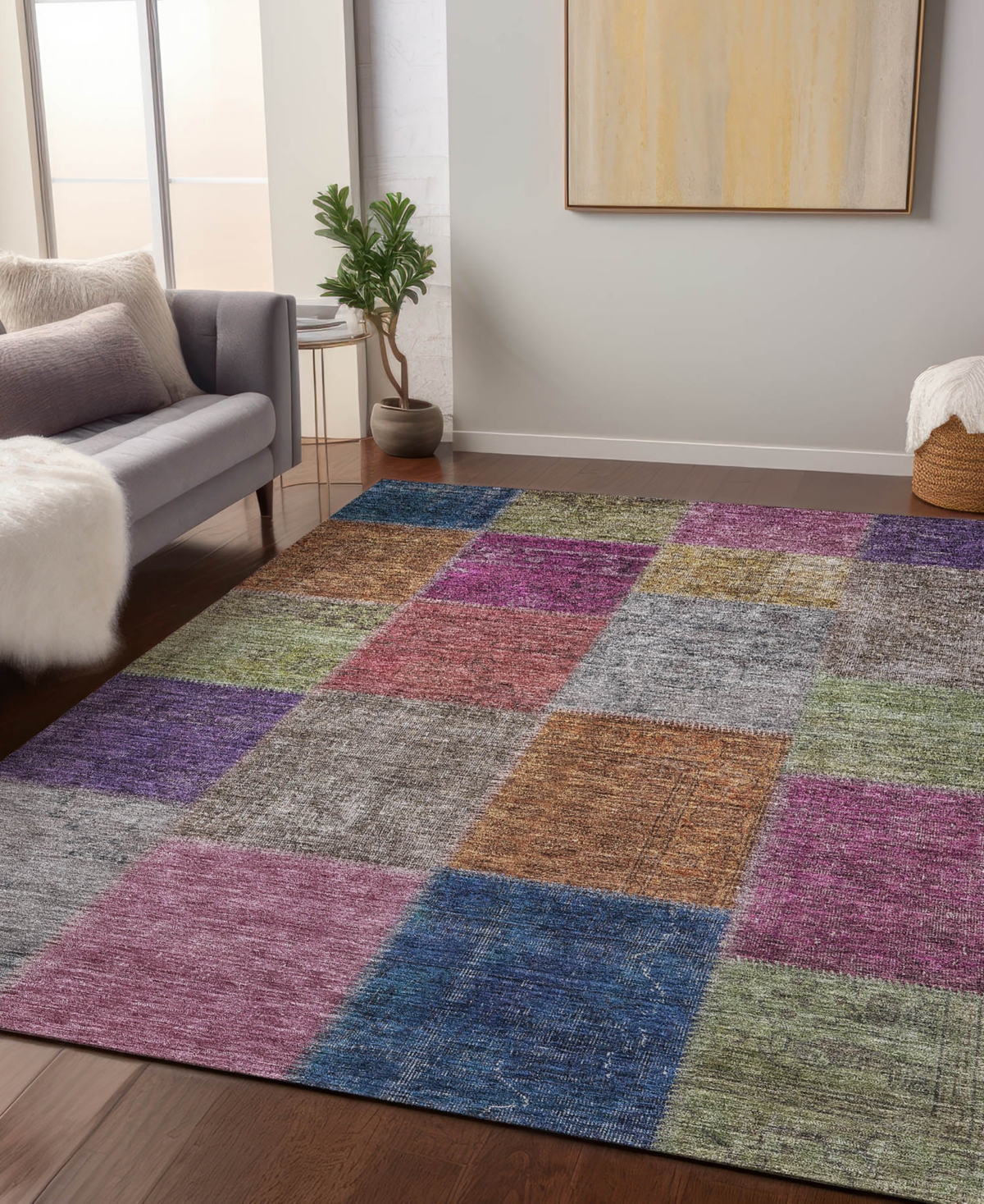 Addison Chantille Acn663 5'x7'6" Area Rug In Multi