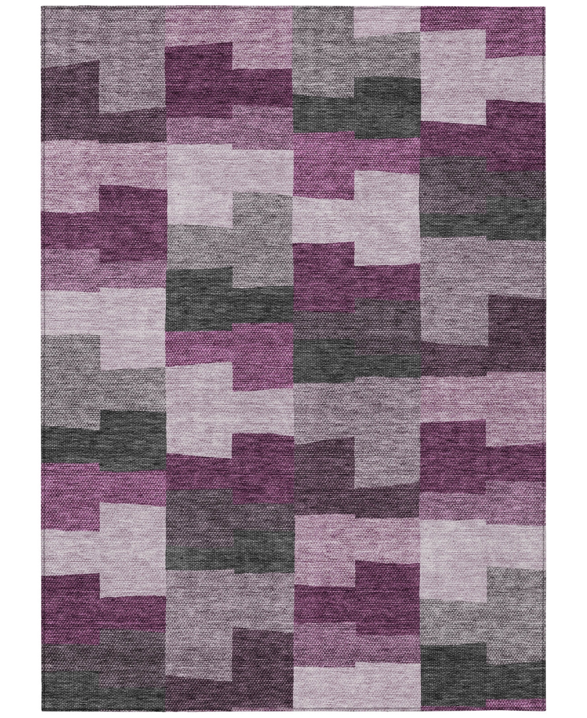 Addison Chantille Acn659 8'x10' Area Rug In Mauve