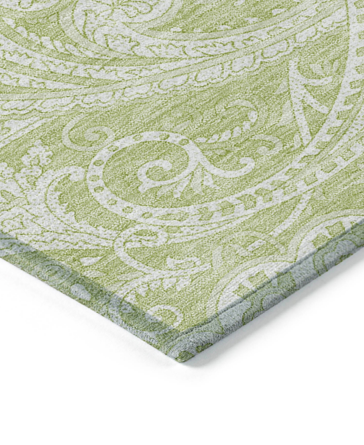Addison Chantille Machine Washable Acn654 2'6"x3'10" Area Rug In Moss