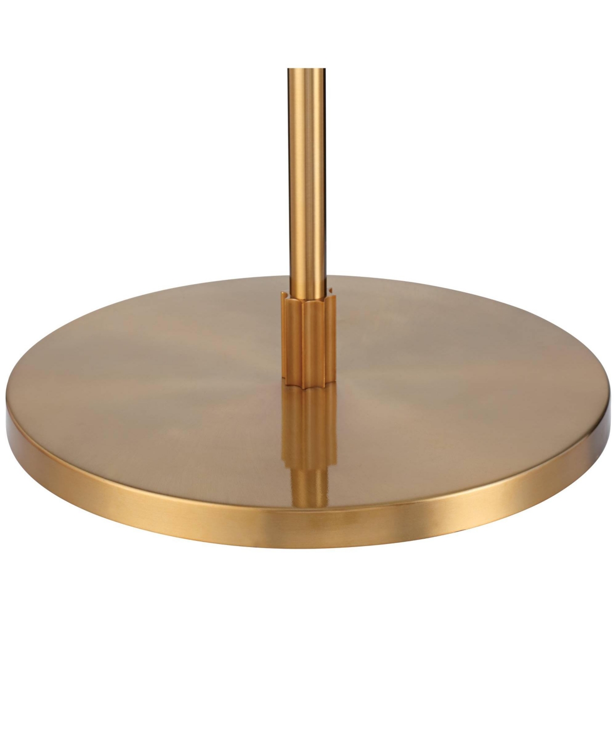 Possini Euro Design Raymond Modern Arc Floor Lamp Tall WarmMetal Adjustable Boom Arm White Linen Drum Shade Decor for Living Room Reading Ho