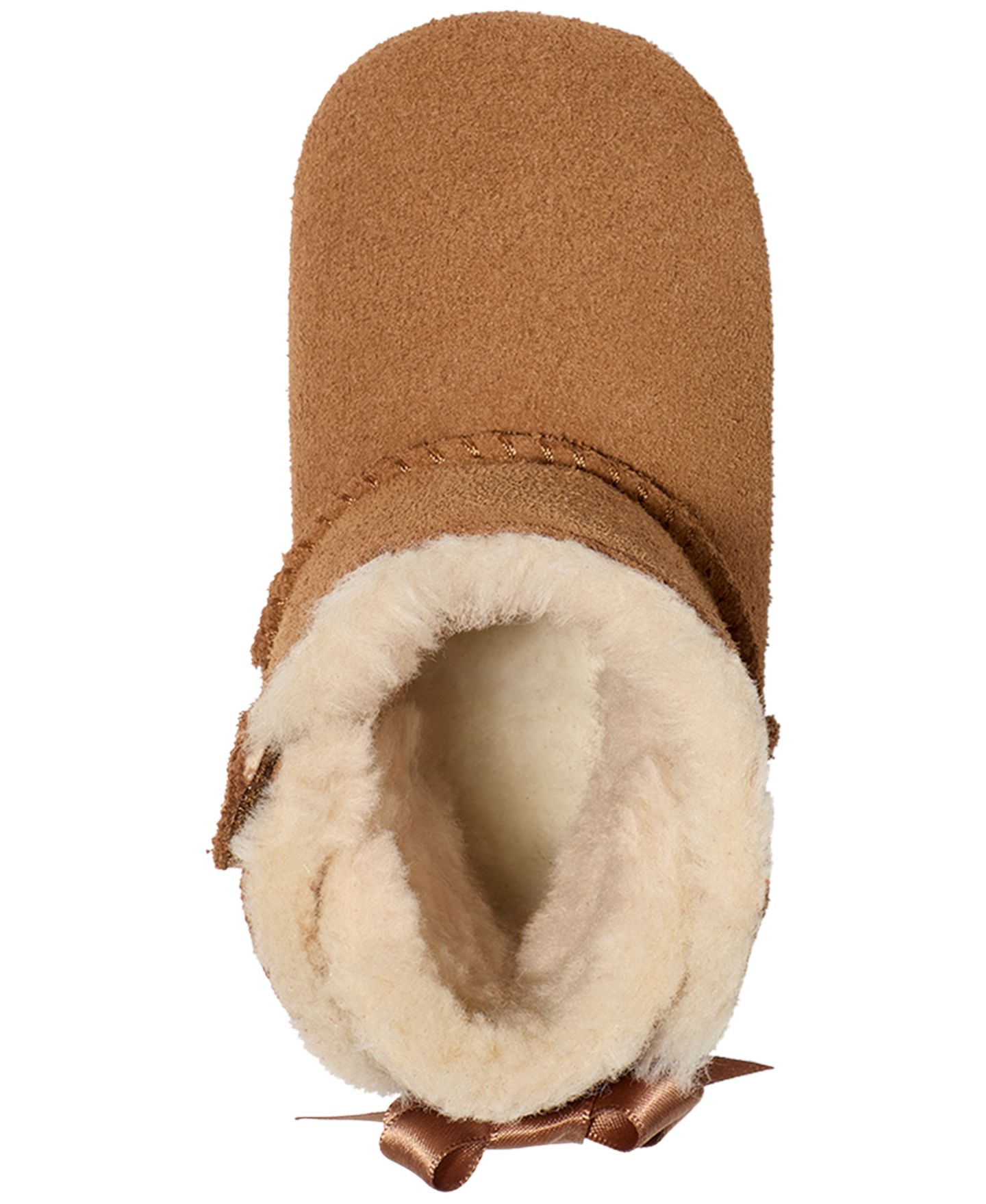 Ботинки UGG® Bailey Bow Booties для малышей, цвет: Каштановый — фото 4