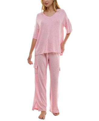 Roudelain Women's 2-Pc. Short-Sleeve Cargo Pajamas Set - Macy's
