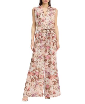 En Saison - Women's Amoret V-Neck Sleeveless Jumpsuit