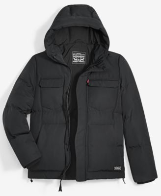 Men's Quilted Hooded Puffer Jacket
