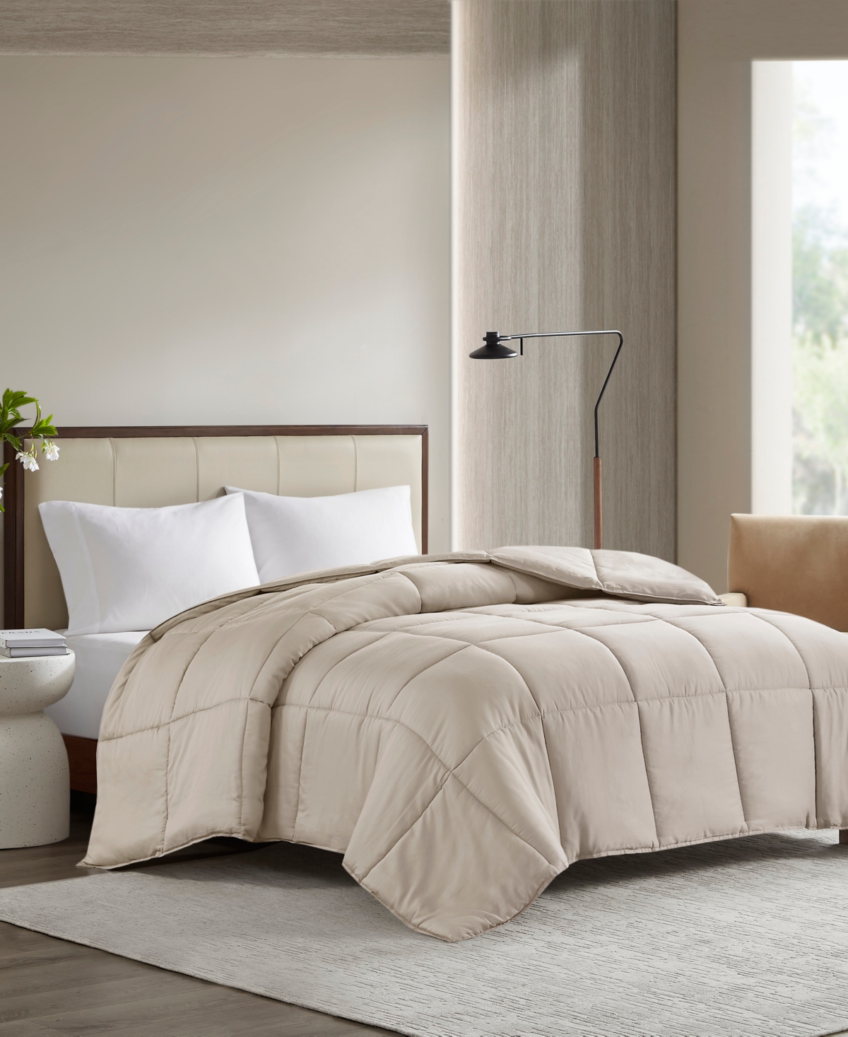 Madison Park Winfield Cotton Percale Luxury Down Alternative Comforter