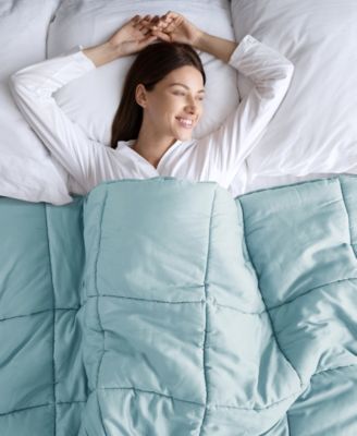 Winfield Cotton Percale Luxury Down Alternative Comforter, Full/Queen