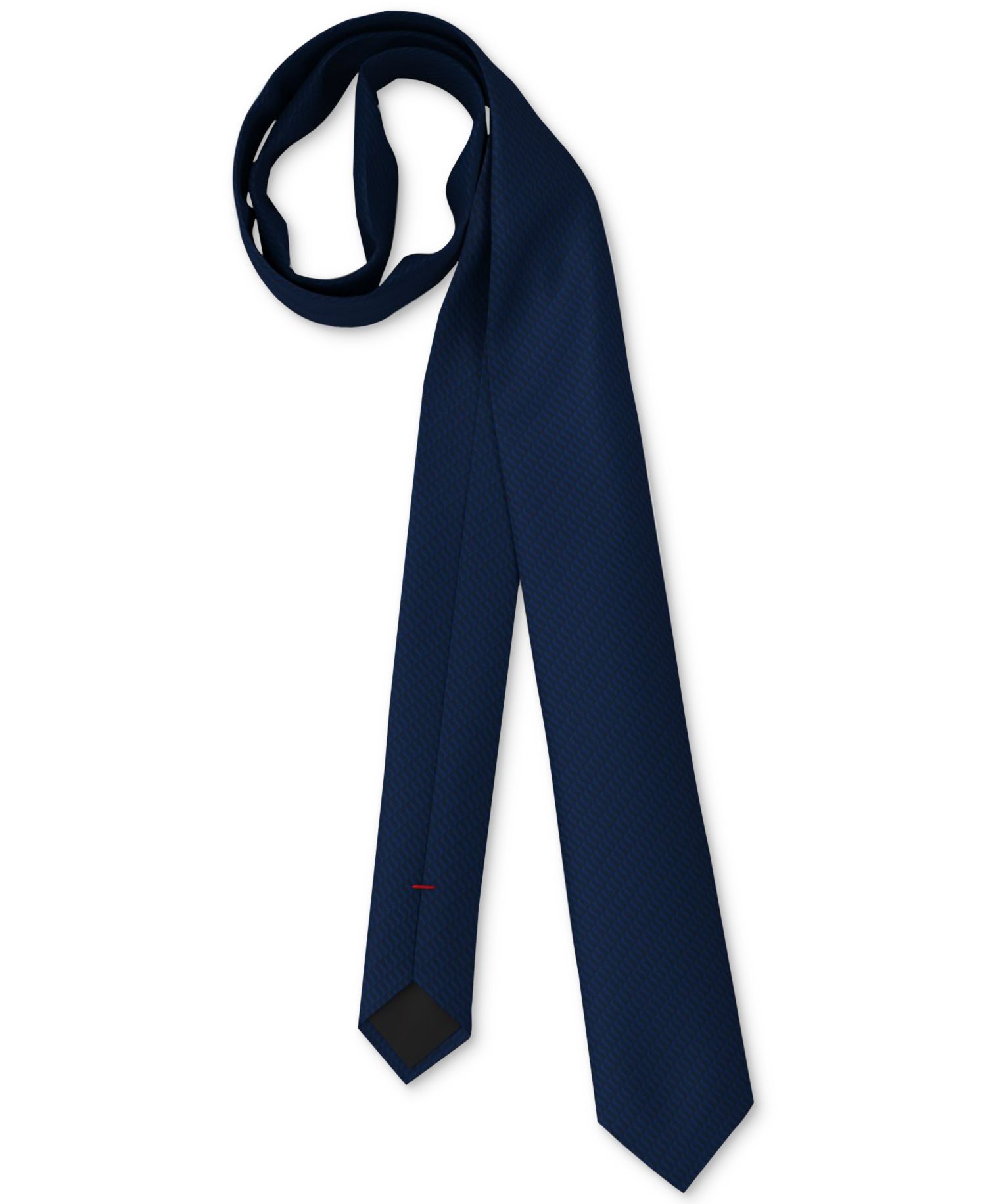 Men's Dark Blue Silk Tie