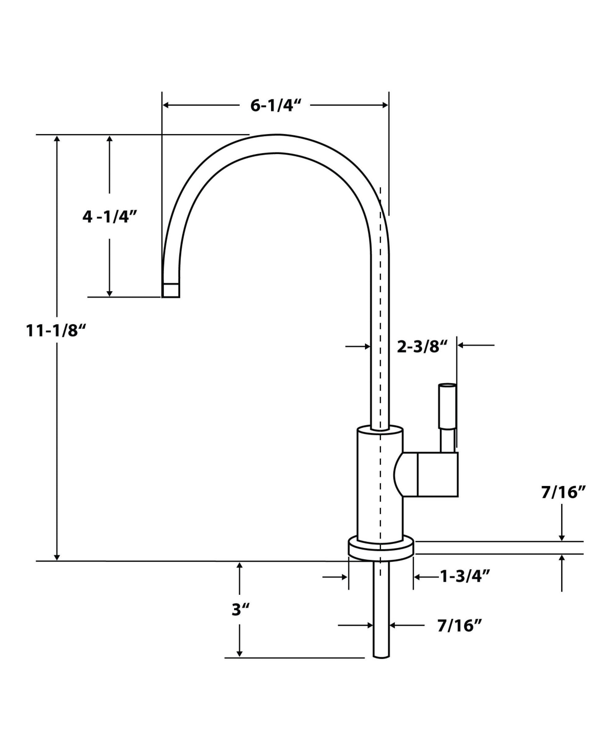 Apec Water Systems Apec Drinking Water Reverse Osmosis Faucet with Non Air Gap in Matte Bronze