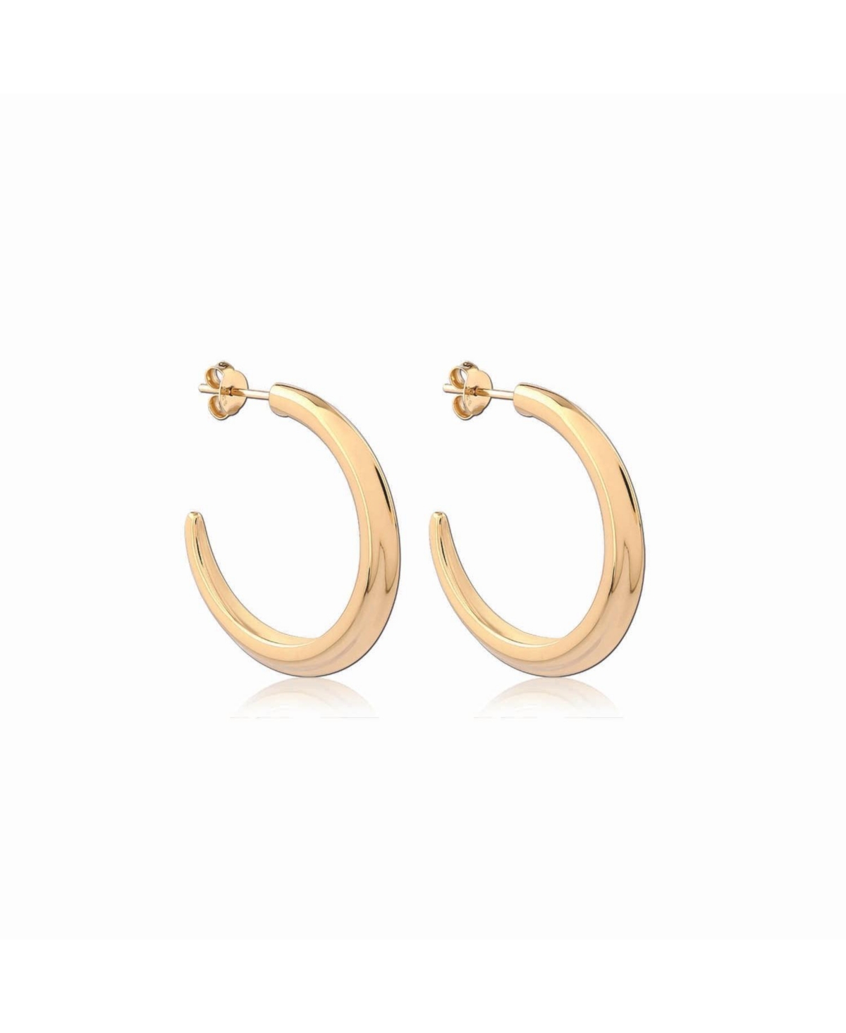 Crescent Hoops Gold Large - Gold