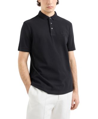A|X Armani Exchange - Men's Regular-Fit Logo Embroidered Polo Shirt
