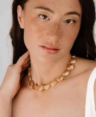 Polished Pebble Choker Necklace