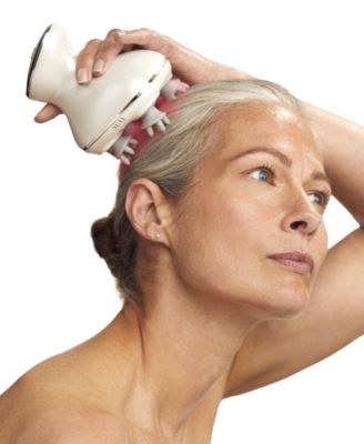 Hair Growth-Enhancing Light Therapy Scalp Massager