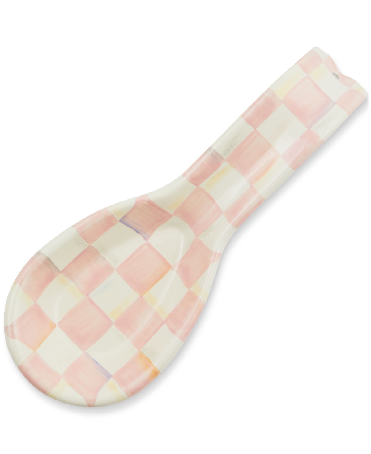 Mackenzie-childs Rosy Check Spoon Rest In No Color