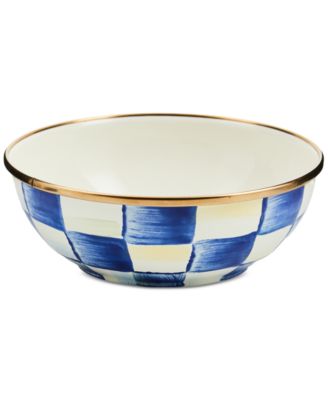 MacKenzie-Childs - Royal Check Enameled Steel Everyday Bowl