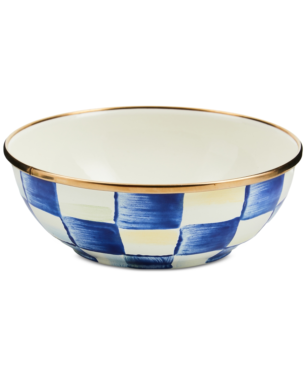 Mackenzie-childs Royal Check Everyday Bowl, 16-oz. In No Color