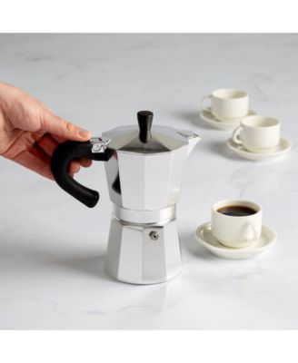Aluminum Stovetop 6-Cup Espresso Maker 