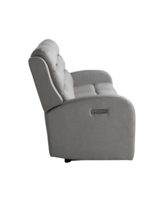 77.2"W Polyester Akron Power Reclining Sofa
