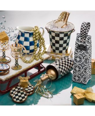 Royal Check Enameled Steel Pitcher