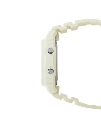 Unisex Digital White Resin Watch, 40.5mm GLXS5600-7B