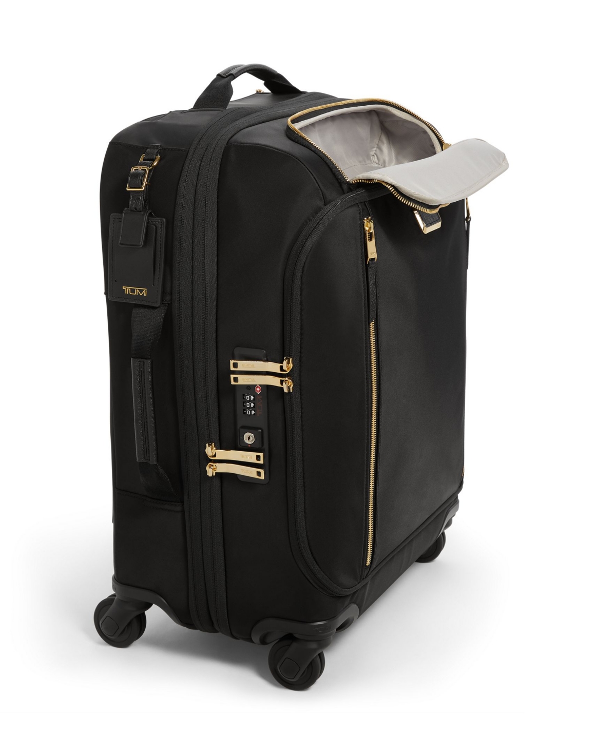 Tumi Voyageur Leger Continental Expandable Carry-on In Black,gold