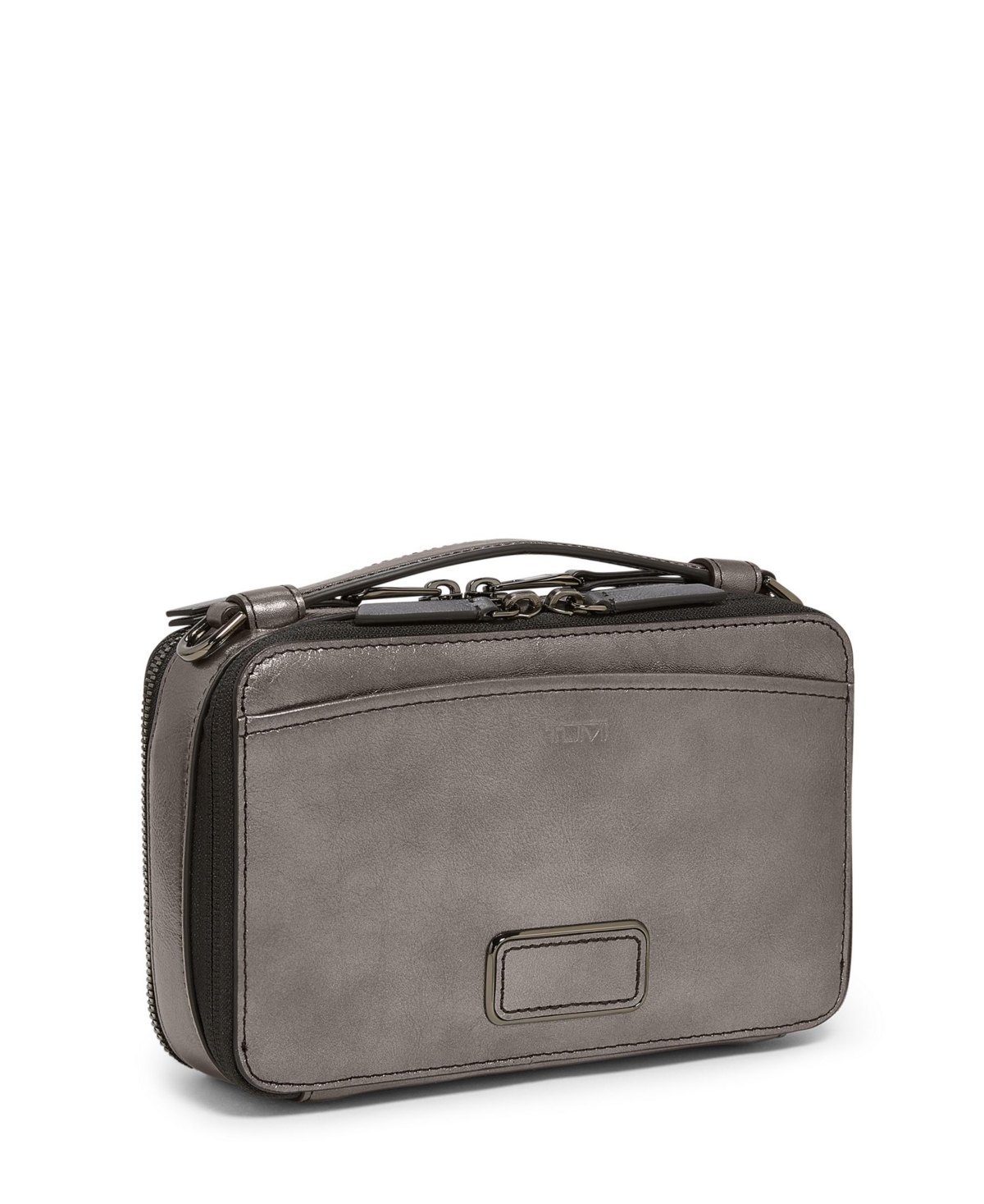Shop Tumi Voyageur Myla Crossbody In Black,light Gold