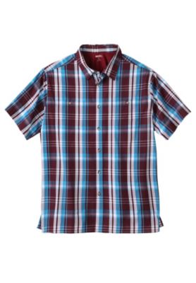 Big & Tall Plaid Wrinkle-Resistant Short Sleeve Button Down