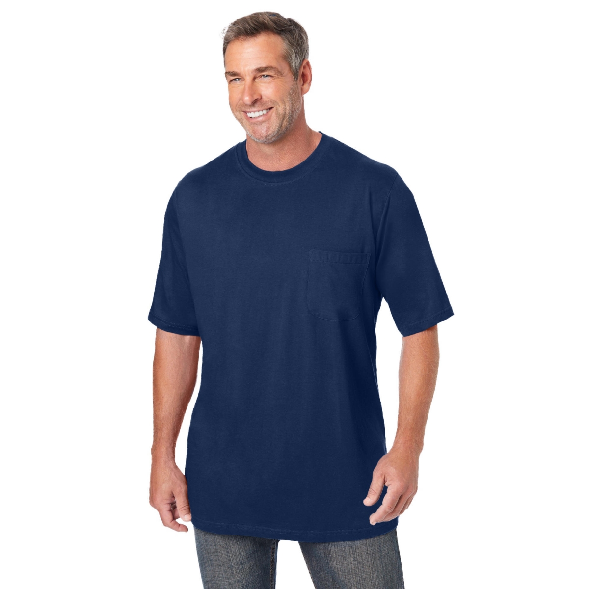 KingSize Big & Tall The Ultra-Light Comfort Tee - Navy