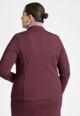 Women's Plus Size The Ultimate Stretch One Button Blazer