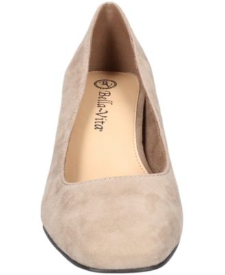 Jillian Women's Block Heel Square Toe Pumps