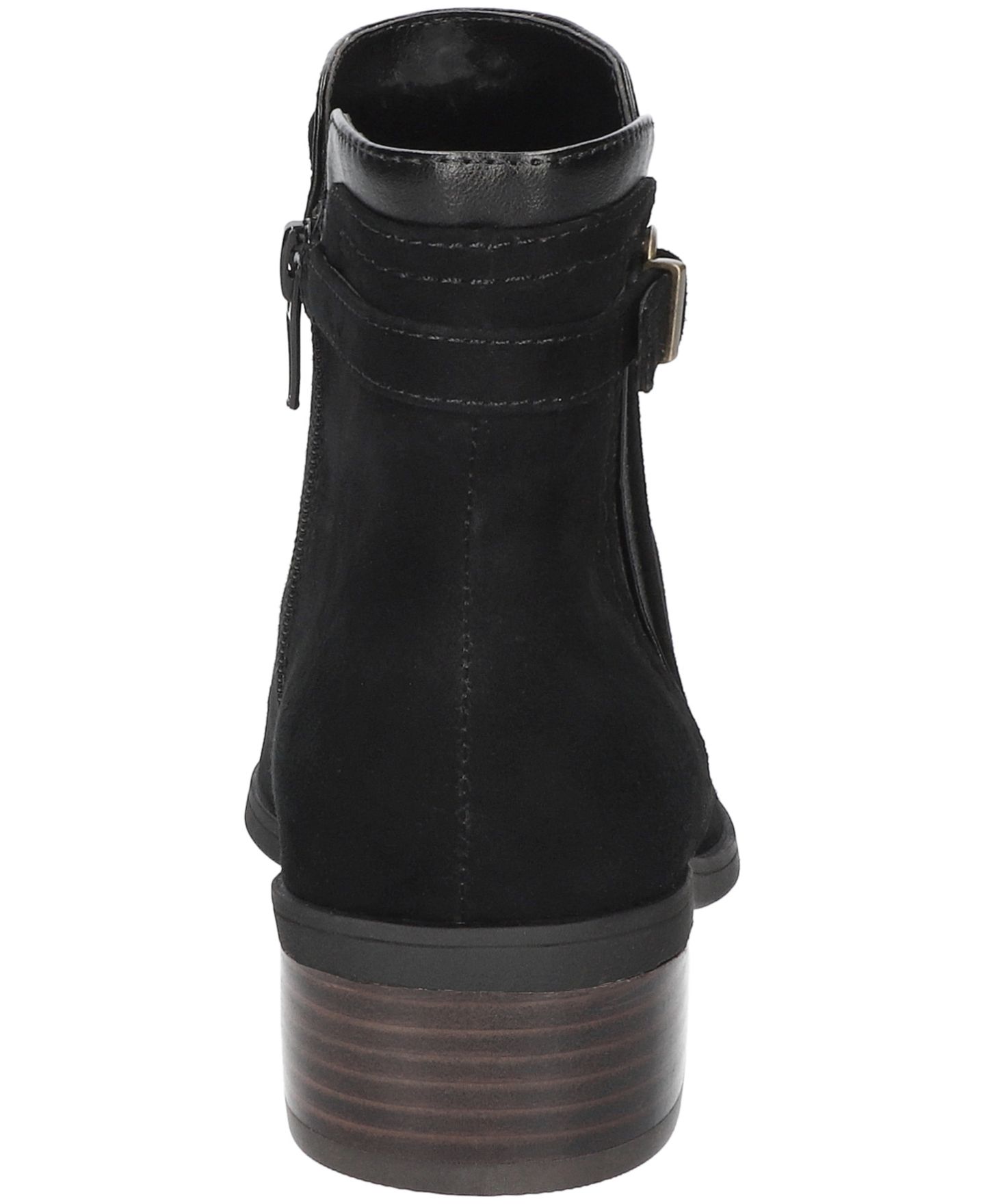 Женские ботинки Bella Vita Beatrice Almond Toe Dress Booties, цвет: Чёрный кожаный — фото 3