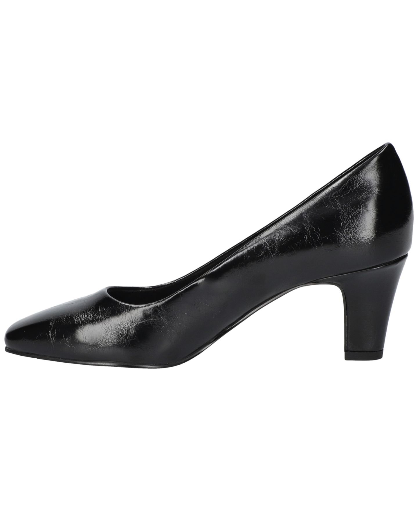 Женские туфли Easy Street Poet Square Toe Pumps, цвет: Чёрный лаковый — фото 6