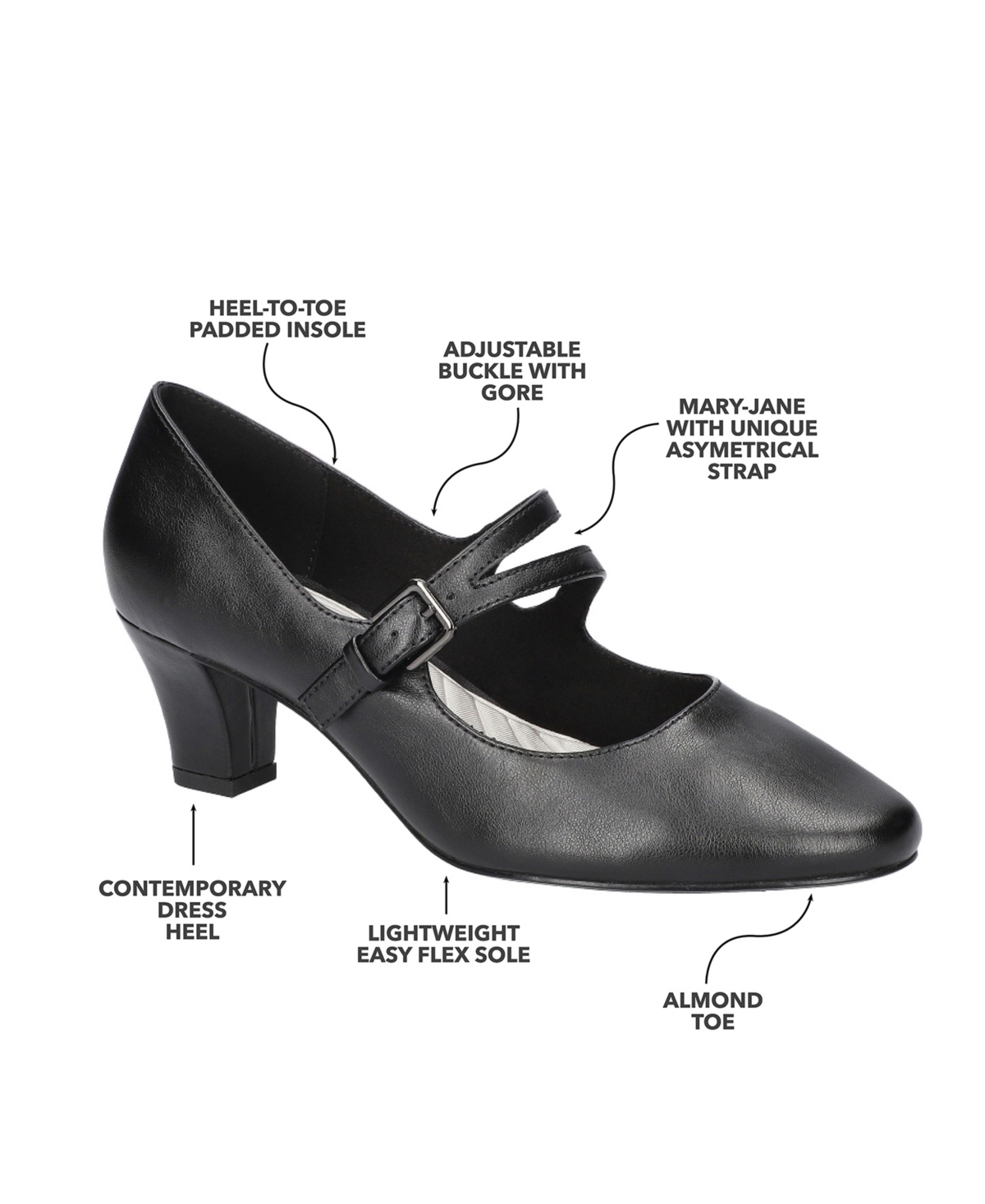 Easy Street Women's Meryl Mary Jane Pumps