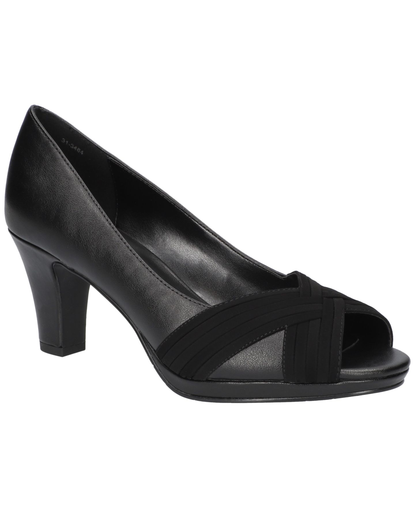 Женские туфли Easy Street Lavish Platform Pumps, цвет: Чёрный — фото 1