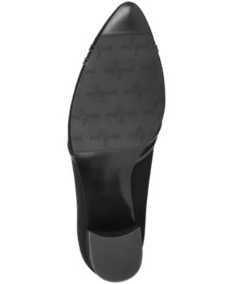 Women's Lotus Block Heel Pumps