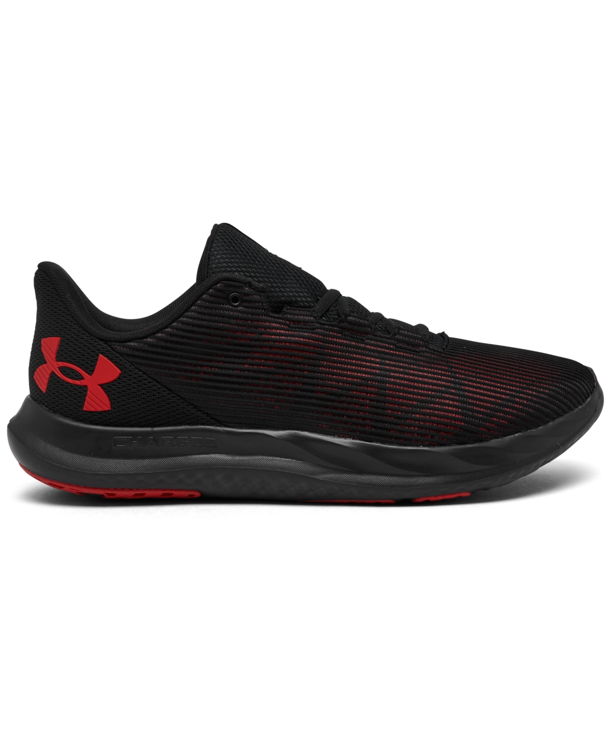 Under Armour Men s Speed Swift Running Sneakers from Finish Line Black Red Smart Closet