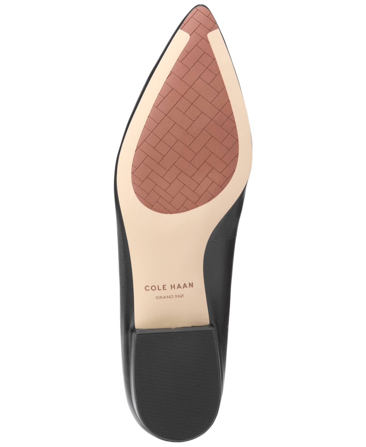Shop Cole Haan Women's Valantina Pointed Toe Block Heel Loafers In Irish Coffee
