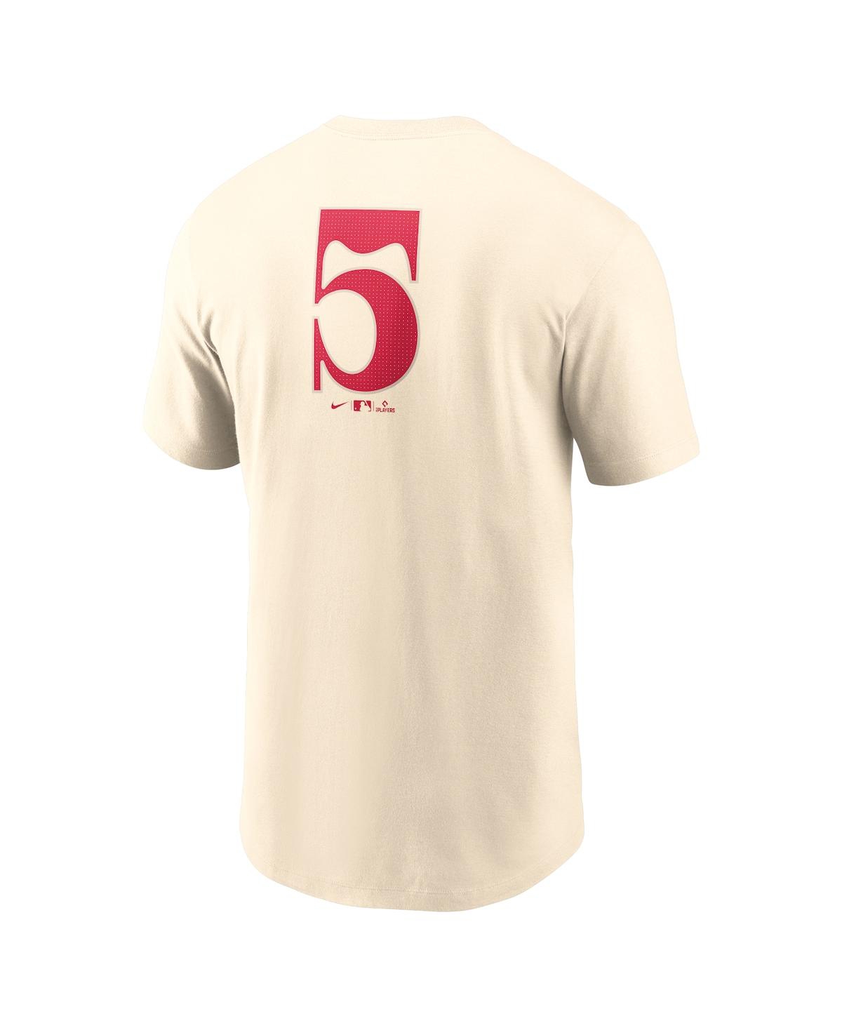 Nike Men's Corey Seager Natural Texas Rangers City Connect Fuse Name Number T-shirt In Neutral