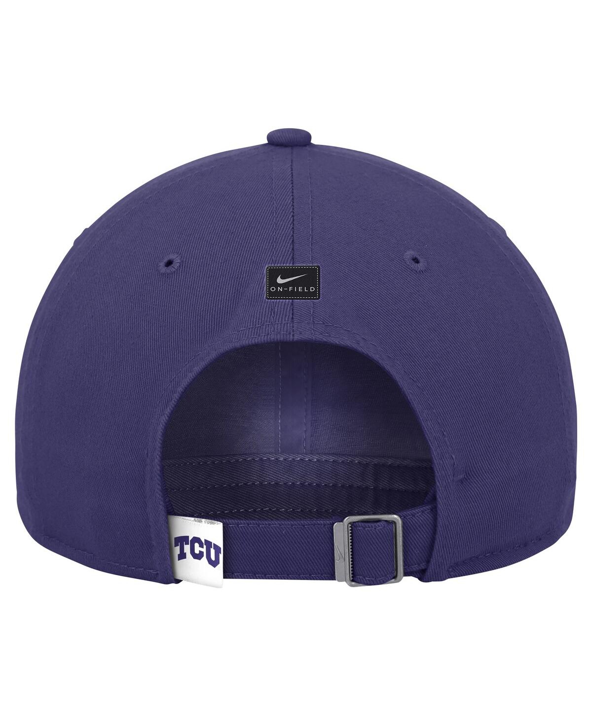 Nike Men's Purple Tcu Horned Frogs 2024 Sideline Club Adjustable Hat In Purple