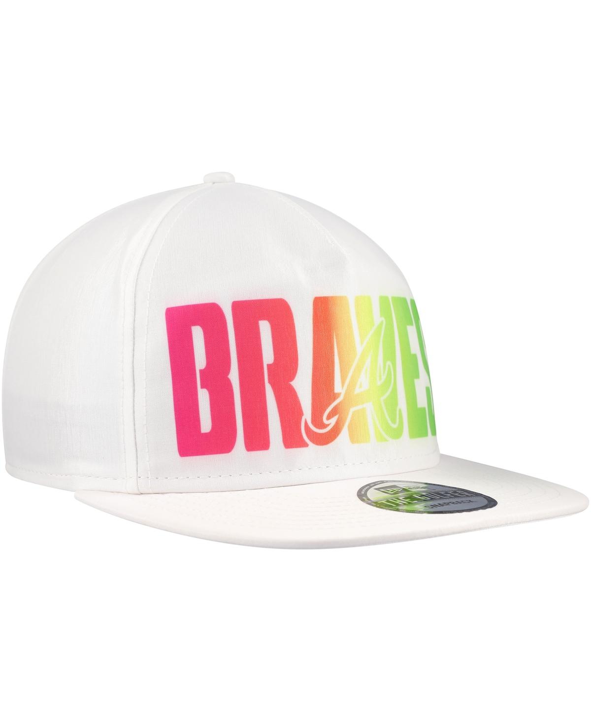 New Era Men's White Philadelphia Phillies Spring Spectrum Golfer Snapback Hat In White