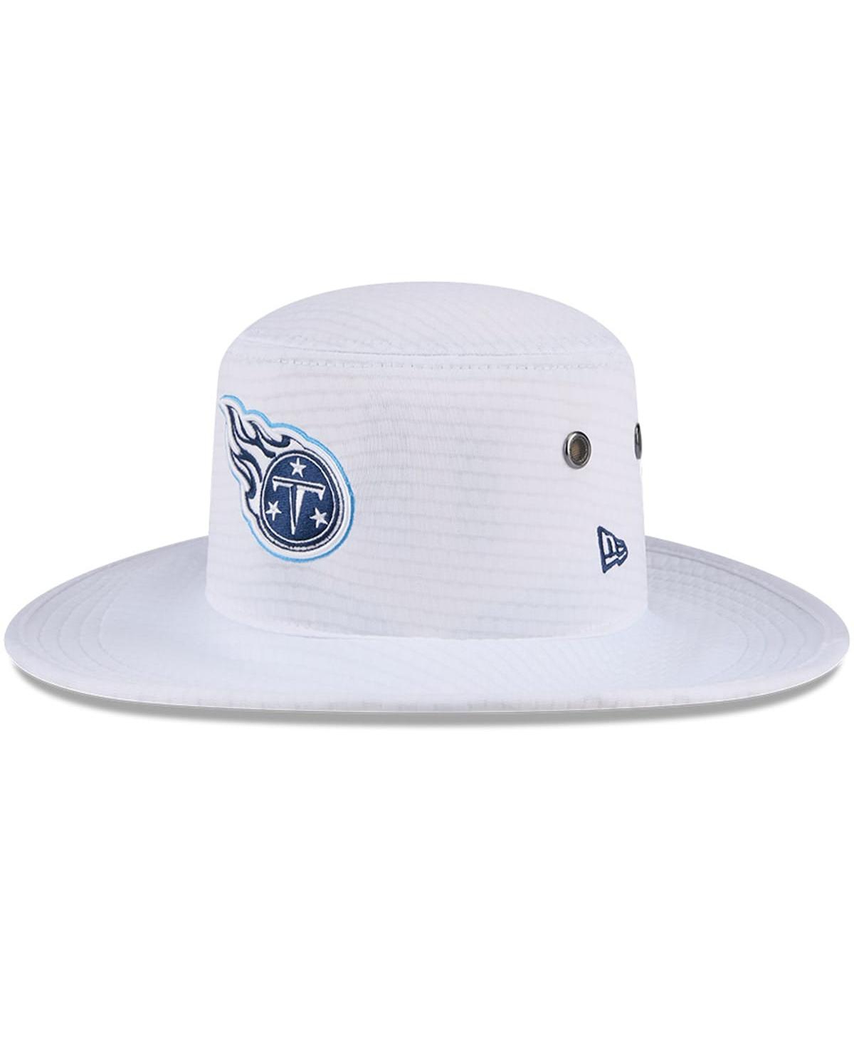 NEW ERA MEN'S WHITE TENNESSEE TITANS 2024 NFL TRAINING CAMP PANAMA BUCKET HAT 